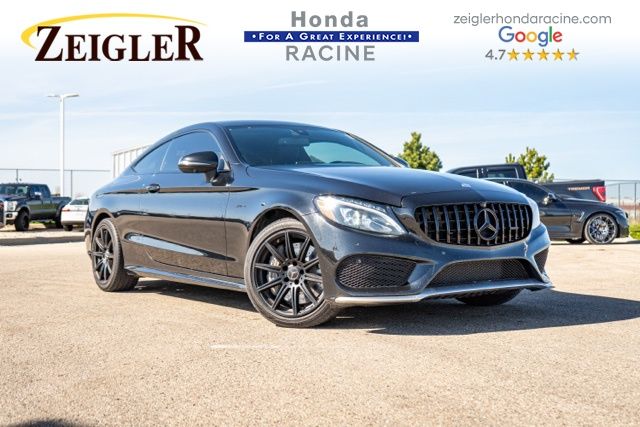Black 2017 Mercedes-Benz C-Class AMG C 43 Coupe Coupe All-Wheel Drive 9-Speed Automatic