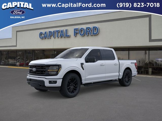 Oxford White 2025 Ford F-150 XLT SuperCrew 4WD Pickup Truck Four-Wheel Drive Automatic