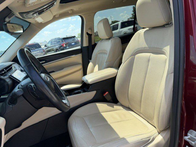 2021 Jeep Grand Cherokee L Limited Red at Texan Dodge Chrysler Jeep Ram