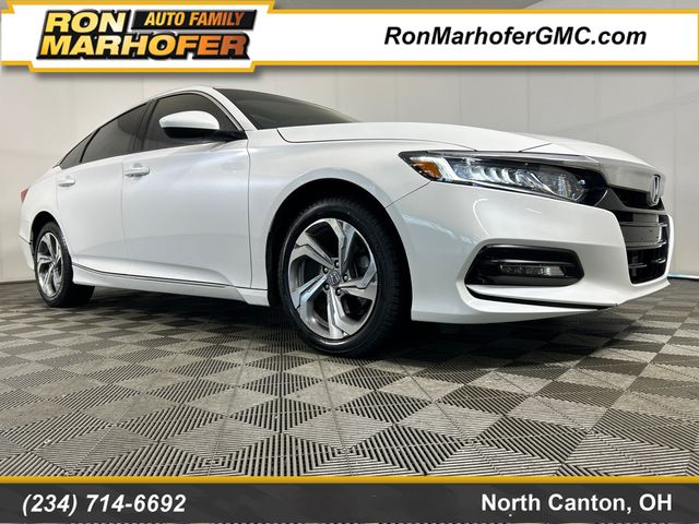White 2020 Honda Accord Sedan Front-Wheel Drive Continuously Variable Transmission