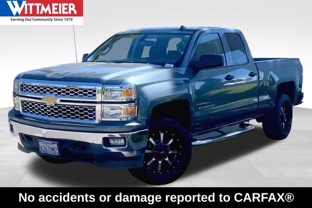 Blue Granite Metallic 2014 Chevrolet Silverado 1500 LT Double Cab 4WD Pickup Truck Four-Wheel Drive 6-Speed Automatic Overdrive