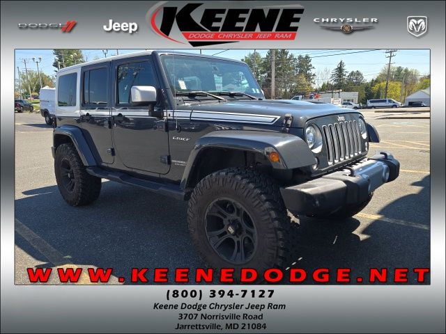 Rhino Clearcoat 2017 Jeep Wrangler Unlimited Sahara 4WD SUV / Crossover Four-Wheel Drive 6-Speed Manual