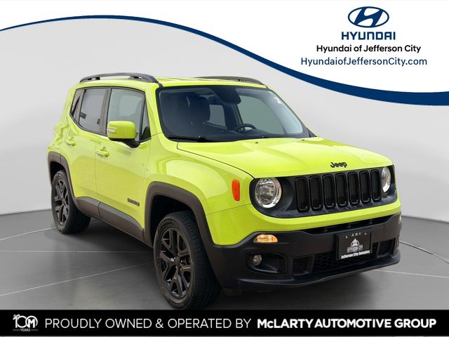 Hypergreen Clearcoat 2017 Jeep Renegade Altitude 4WD SUV / Crossover Four-Wheel Drive 9-Speed Automatic