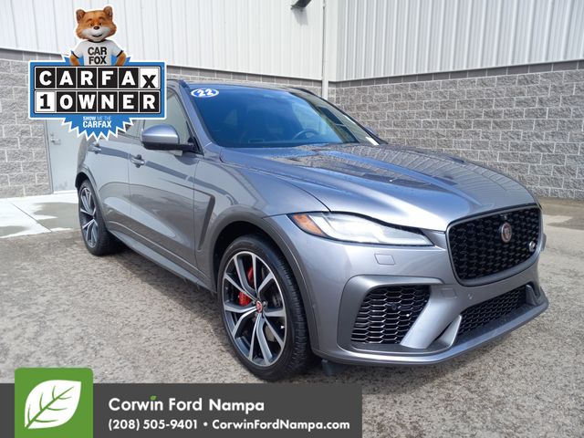 Eiger Gray 2022 Jaguar F-PACE SVR AWD SUV / Crossover All-Wheel Drive 8-Speed Automatic