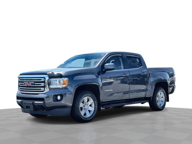 Cyber Gray Metallic 2017 GMC Canyon SLE Crew Cab 4WD Pickup Truck Four-Wheel Drive 8-Speed Automatic