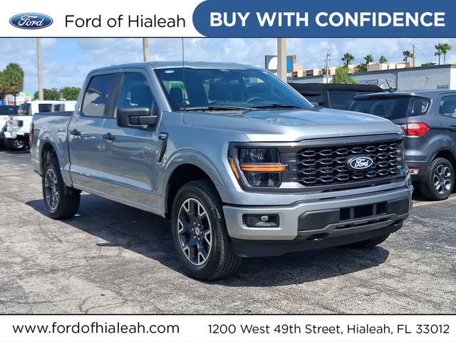 Silver Metallic 2025 Ford F-150 Pickup Truck Four-Wheel Drive Automatic