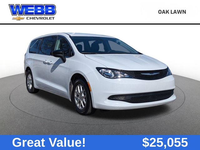 Bright White Clearcoat 2024 Chrysler Voyager LX FWD Minivan Front-Wheel Drive 9-Speed Automatic