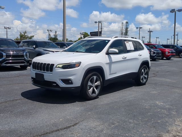 Bright White Clearcoat 2021 Jeep Cherokee SUV / Crossover Four-Wheel Drive 9-Speed Automatic