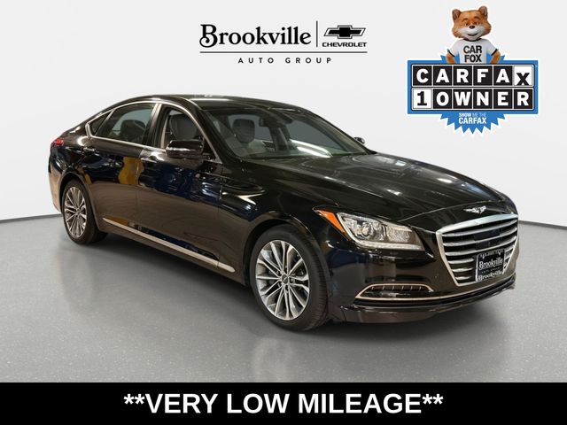 Caspian Black 2017 Genesis G80 Sedan All-Wheel Drive 8-Speed Automatic