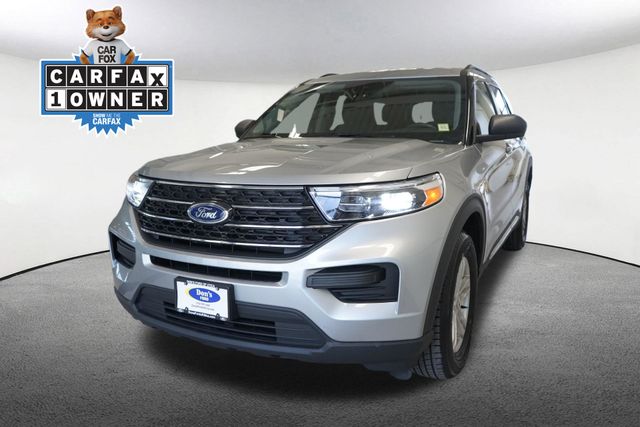 Silver Metallic 2023 Ford Explorer SUV / Crossover All-Wheel Drive Automatic