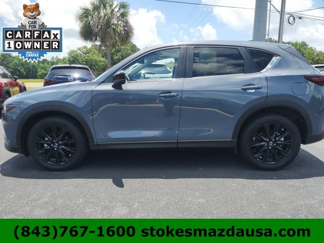 2022 Mazda CX-5 2.5 S Carbon Edition Gray at Stokes Mazda