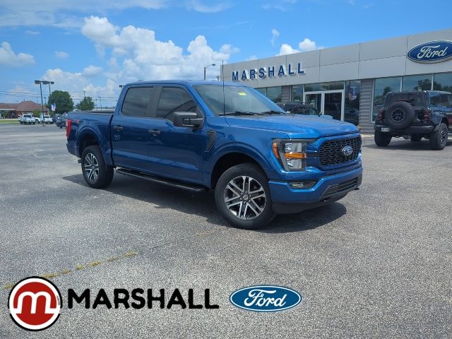 Blue Metallic 2023 Ford F-150 Pickup Truck Four-Wheel Drive Automatic
