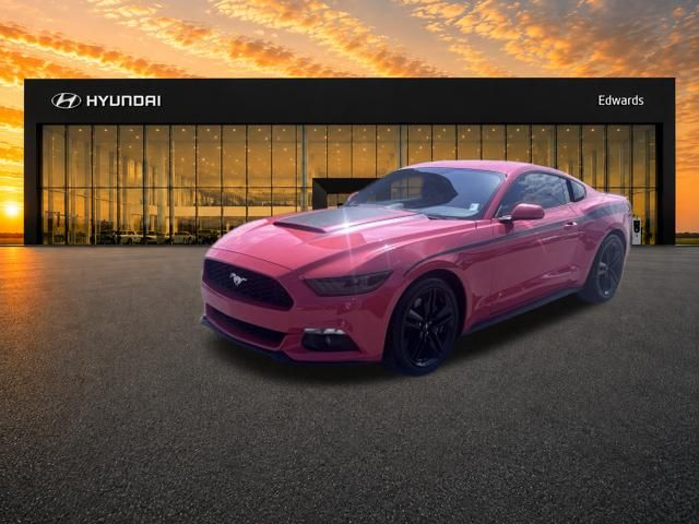 Competition Orange 2016 Ford Mustang Coupe Rear-Wheel Drive 6-Speed Manual