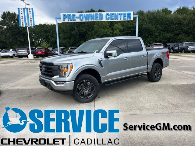 Silver Metallic 2021 Ford F-150 Pickup Truck Four-Wheel Drive Automatic