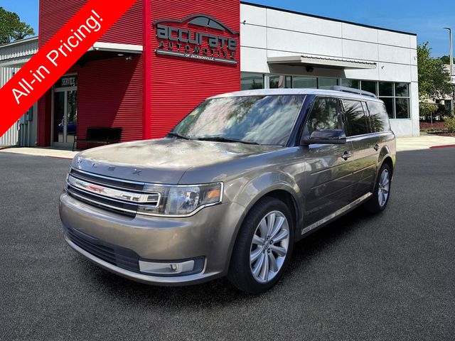 Mineral Gray Metallic 2014 Ford Flex SUV / Crossover Front-Wheel Drive 6-Speed Automatic