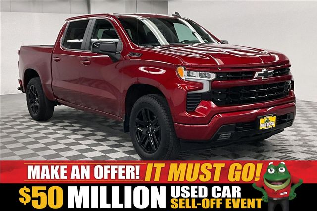 Radiant Red Tintcoat 2024 Chevrolet Silverado 1500 Pickup Truck Four-Wheel Drive 10-Speed Automatic