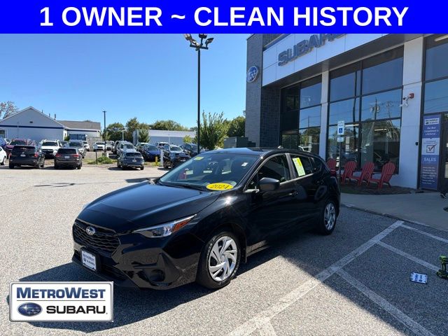 Crystal Black Silica 2024 Subaru Impreza Wagon All-Wheel Drive Continuously Variable Transmission