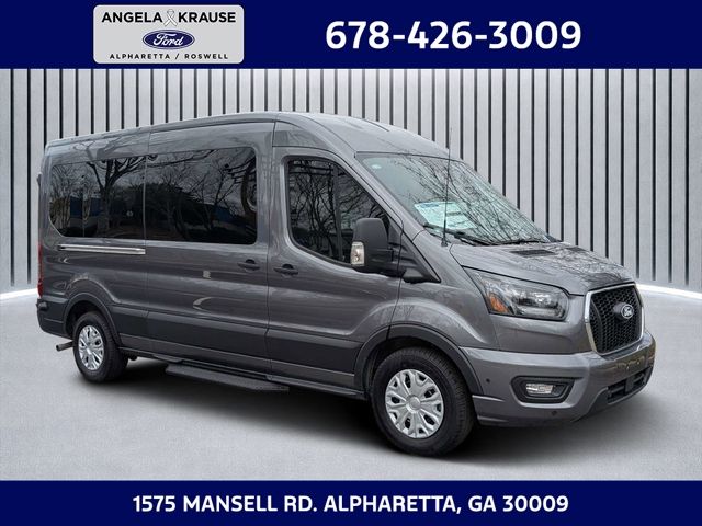 Carbonized Gray Metallic 2026 Ford Transit Passenger Van Rear-Wheel Drive