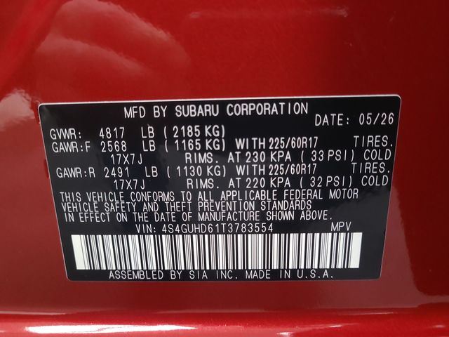 2026 – Subaru – Crosstrek