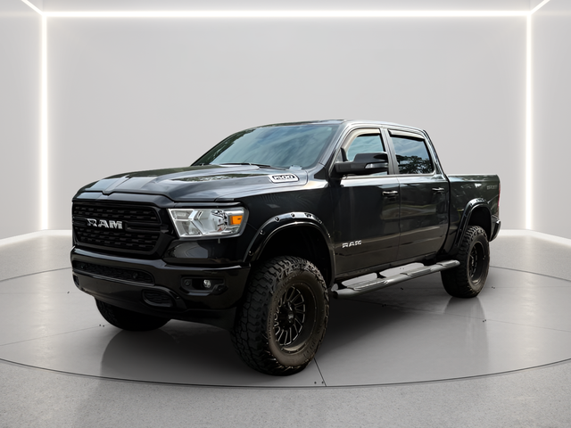 Diamond Black Crystal Pearlcoat 2022 RAM 1500 Pickup Truck Four-Wheel Drive 8-Speed Automatic