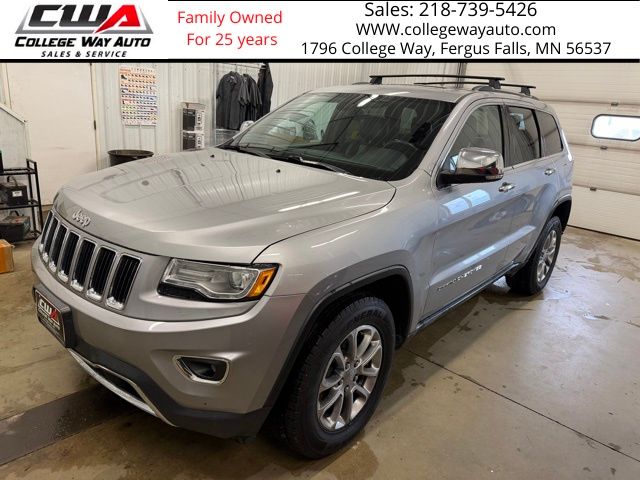 Billet Silver Metallic Clearcoat 2015 Jeep Grand Cherokee Limited 4WD SUV / Crossover Four-Wheel Drive 8-Speed Automatic