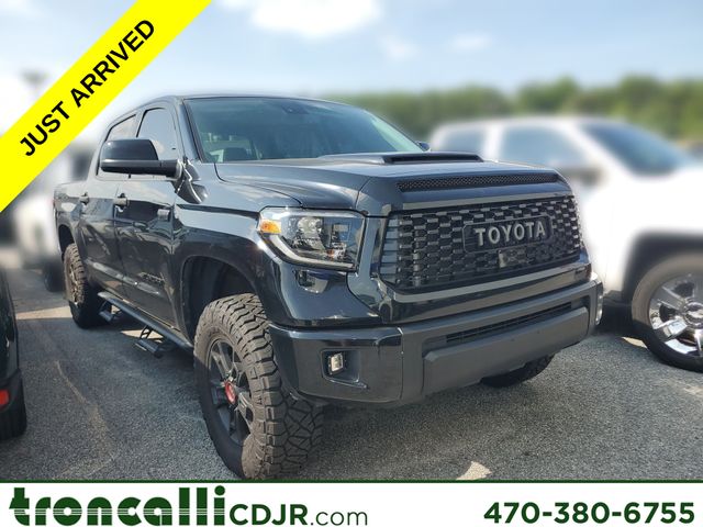 Midnight Black Metallic 2021 Toyota Tundra Pickup Truck Four-Wheel Drive 6-Speed Automatic