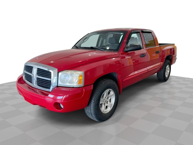 Red 2005 Dodge Dakota Pickup Truck Four-Wheel Drive 5-Speed Automatic
