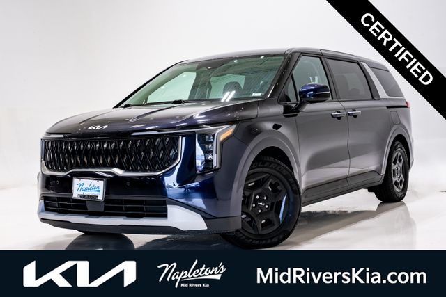 Deep Chroma Blue 2025 Kia Carnival Minivan Front-Wheel Drive 8-Speed Automatic