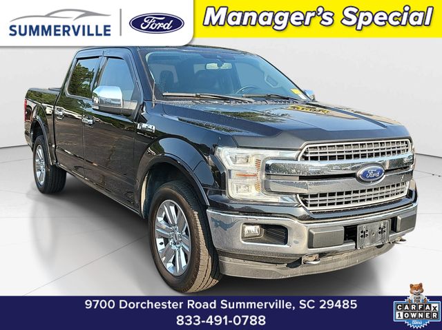 Black 2020 Ford F-150 Pickup Truck Four-Wheel Drive Automatic