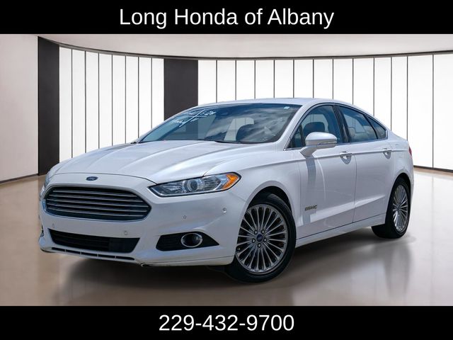 Ingot Silver 2013 Ford Fusion Hybrid Titanium FWD Sedan Front-Wheel Drive Continuously Variable Transmission