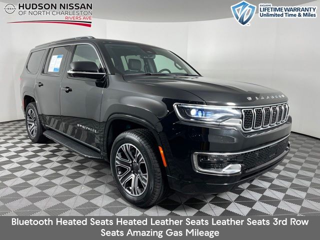 Diamond Black Crystal Pearlcoat 2024 Jeep Wagoneer SUV / Crossover Four-Wheel Drive 8-Speed Automatic