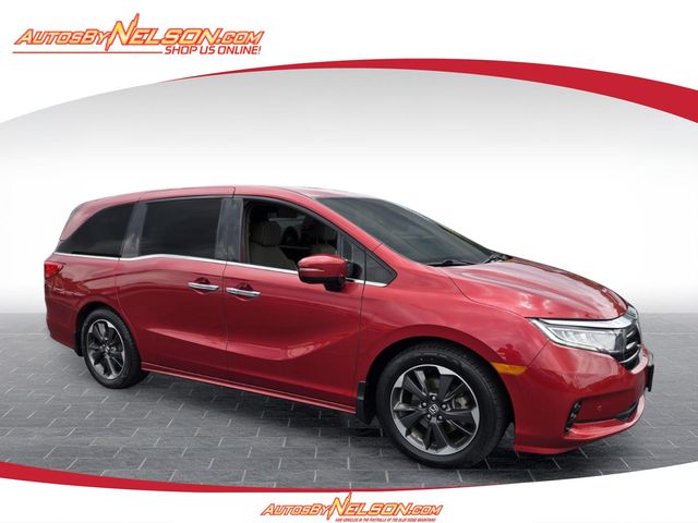 Red 2022 Honda Odyssey Minivan Front-Wheel Drive Automatic