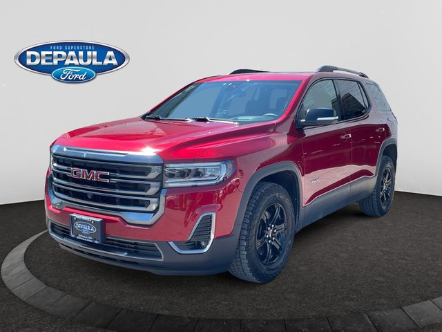 Volcanic Red 2023 GMC Acadia SUV / Crossover Four-Wheel Drive 9-Speed Automatic