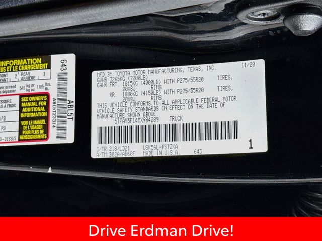 Used 2021 Toyota Tundra Truck