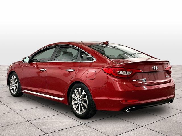 2017 Hyundai Sonata Sport Red at Subaru and VW of Moon Township