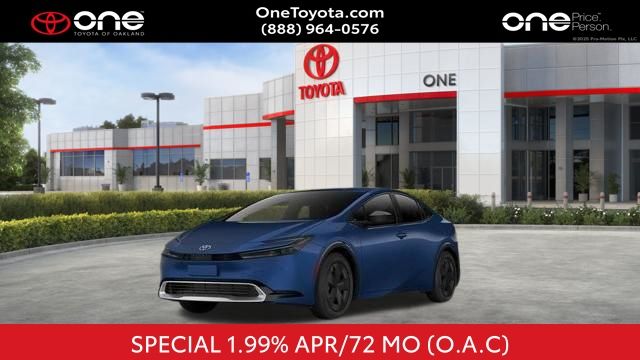 Blue 2026 Toyota Prius Plug-In Hybrid Hatchback Front-Wheel Drive Continuously Variable Transmission