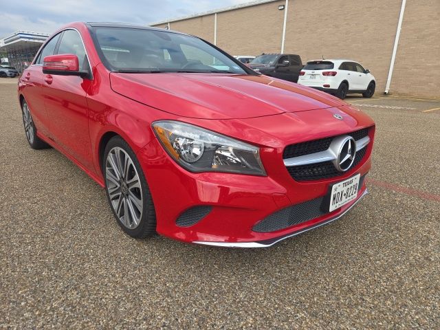 Jupiter Red 2018 Mercedes-Benz CLA 250 Sedan Front-Wheel Drive 7-Speed Dual Clutch