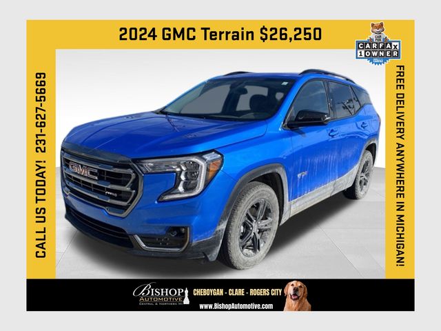Riptide Metallic 2024 GMC Terrain SUV / Crossover All-Wheel Drive 9-Speed Automatic