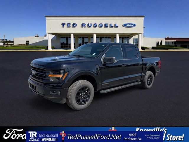 Black Metallic 2025 Ford F-150 XLT SuperCrew 4WD Pickup Truck Four-Wheel Drive Automatic