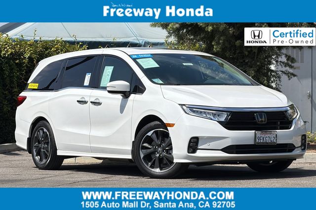 Platinum White Pearl 2023 Honda Odyssey Minivan Front-Wheel Drive Automatic
