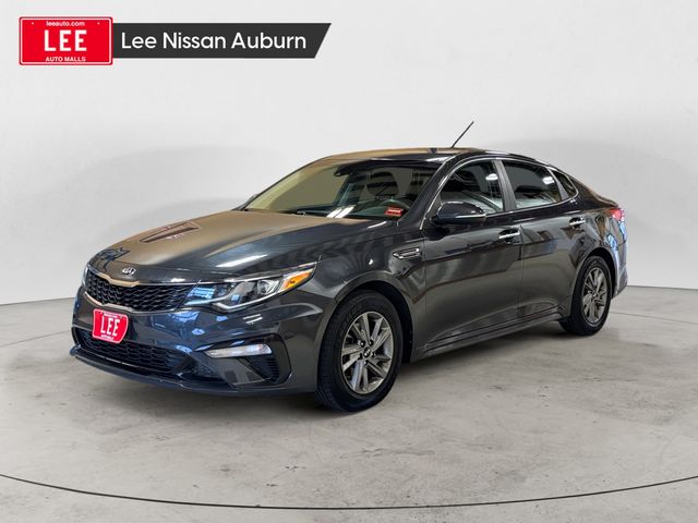Gray (Platinum Graphite) 2019 Kia Optima LX FWD Sedan Front-Wheel Drive 6-Speed Automatic