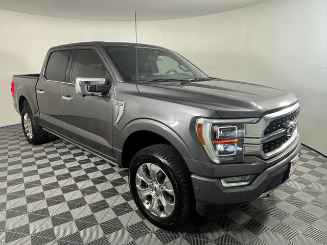 Gray Metallic 2022 Ford F-150 Pickup Truck Four-Wheel Drive Automatic