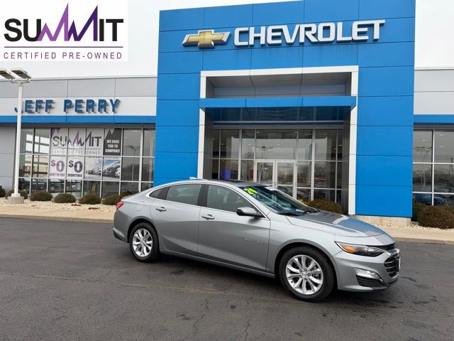Sterling Gray Metallic 2024 Chevrolet Malibu LT with 1LT FWD Sedan Front-Wheel Drive Continuously Variable Transmission