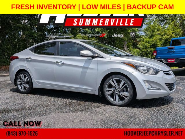 Shimmering Air Silver 2014 Hyundai Elantra Sedan Front-Wheel Drive 6-Speed Automatic Overdrive