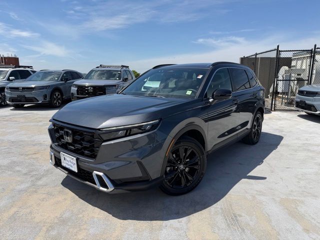 Meteorite Gray Metallic 2023 Honda CR-V Hybrid Sport Touring AWD SUV / Crossover All-Wheel Drive Continuously Variable Transmission