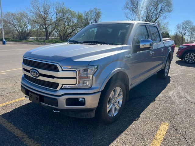 2020 Silver Ford F-150 Platinum 4X4 Truck
