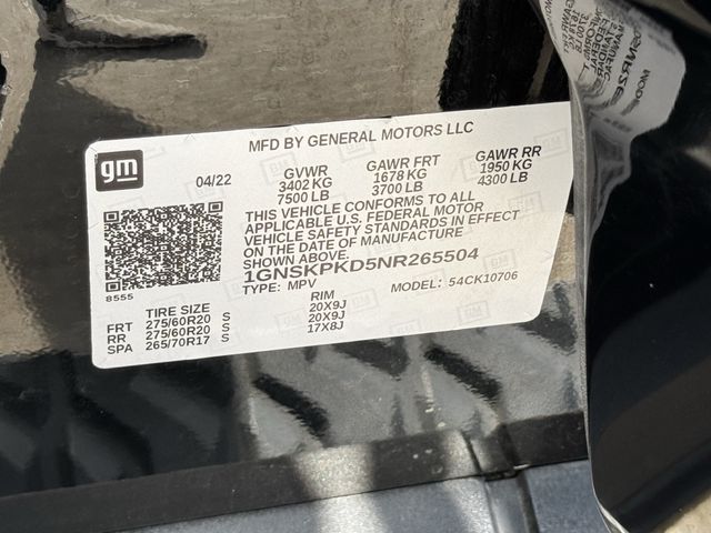 2022 Chevrolet Tahoe Z71 Black at Ultimate Motorsports