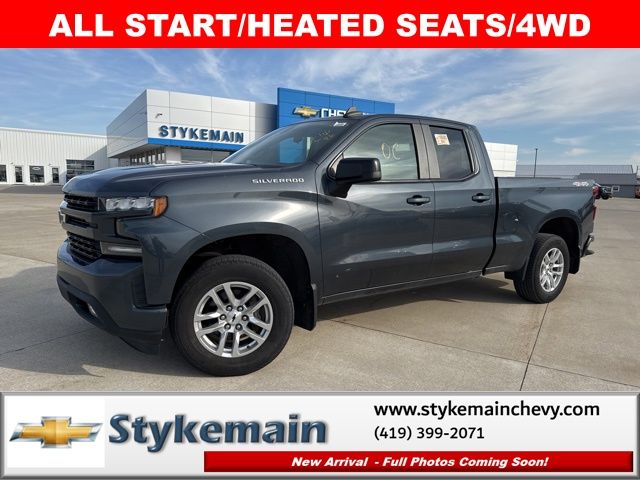 Shadow Gray Metallic 2020 Chevrolet Silverado 1500 RST Double Cab 4WD Pickup Truck Four-Wheel Drive 8-Speed Automatic