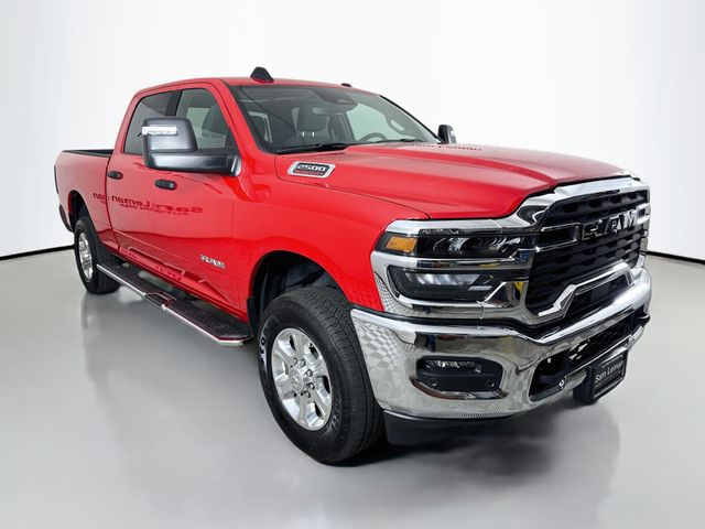 Flame Red Clearcoat 2026 RAM 2500 Big Horn Crew Cab 4WD Pickup Truck Four-Wheel Drive 8-Speed Automatic
