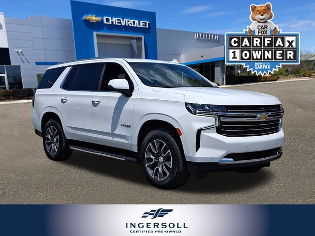 Summit White 2021 Chevrolet Tahoe SUV / Crossover Four-Wheel Drive 